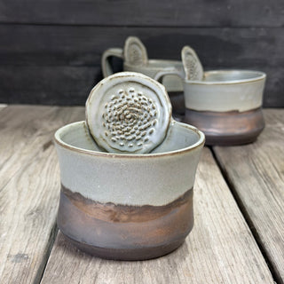 Ingwer Tasse Jade Gold  | black clay
