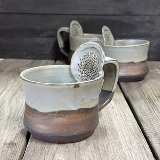 Ingwer Tasse Jade Gold  | black clay