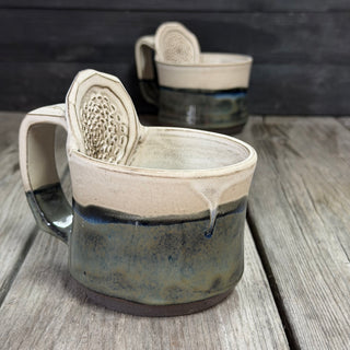 Ingwer Tasse Creme Fluss | black clay