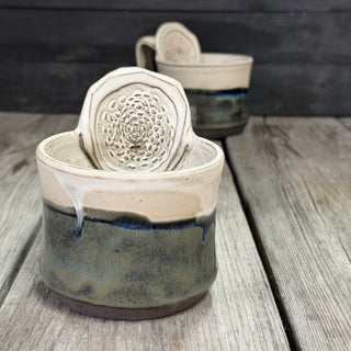 Ingwer Tasse Creme Fluss | black clay