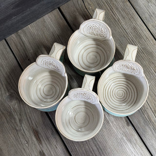 Ingwer Tasse Morgennebel Glacier | black clay
