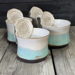 Ingwer Tasse Morgennebel Glacier | black clay