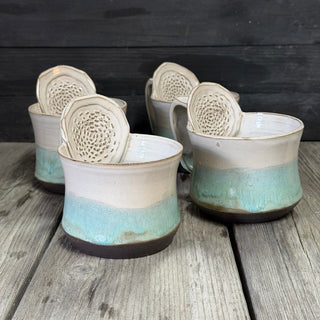 Ingwer Tasse Morgennebel Glacier | black clay