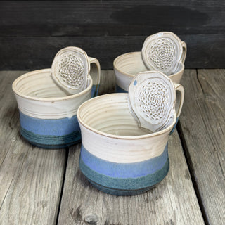 Ingwer Tasse Morgennebel Blue Jeans | black clay