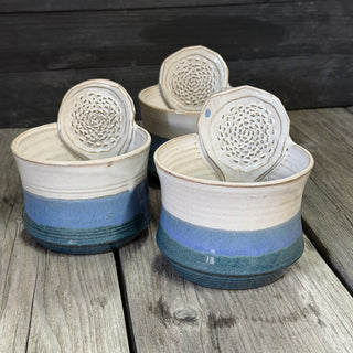 Ingwer Tasse Morgennebel Blue Jeans | black clay