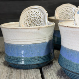 Ingwer Tasse Morgennebel Blue Jeans | black clay
