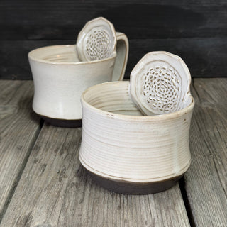 Ingwer Tasse Morgennebel | black clay