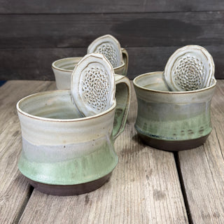 Ingwer Tasse Jade Türkise Wasser | black clay