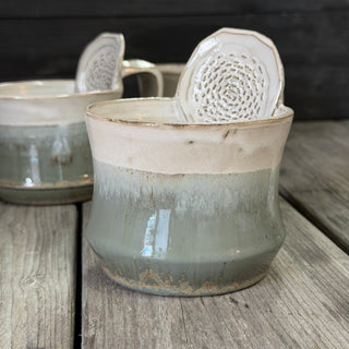 Ingwer Tasse Morgennebel Herbstfarn | black clay