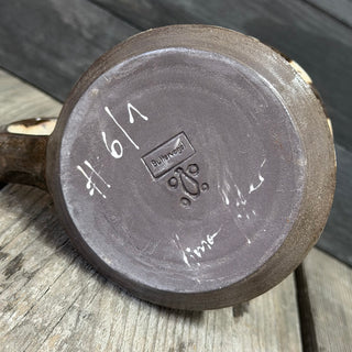 Ingwer Tasse Unikat  #6/1 "Mantra" | black clay